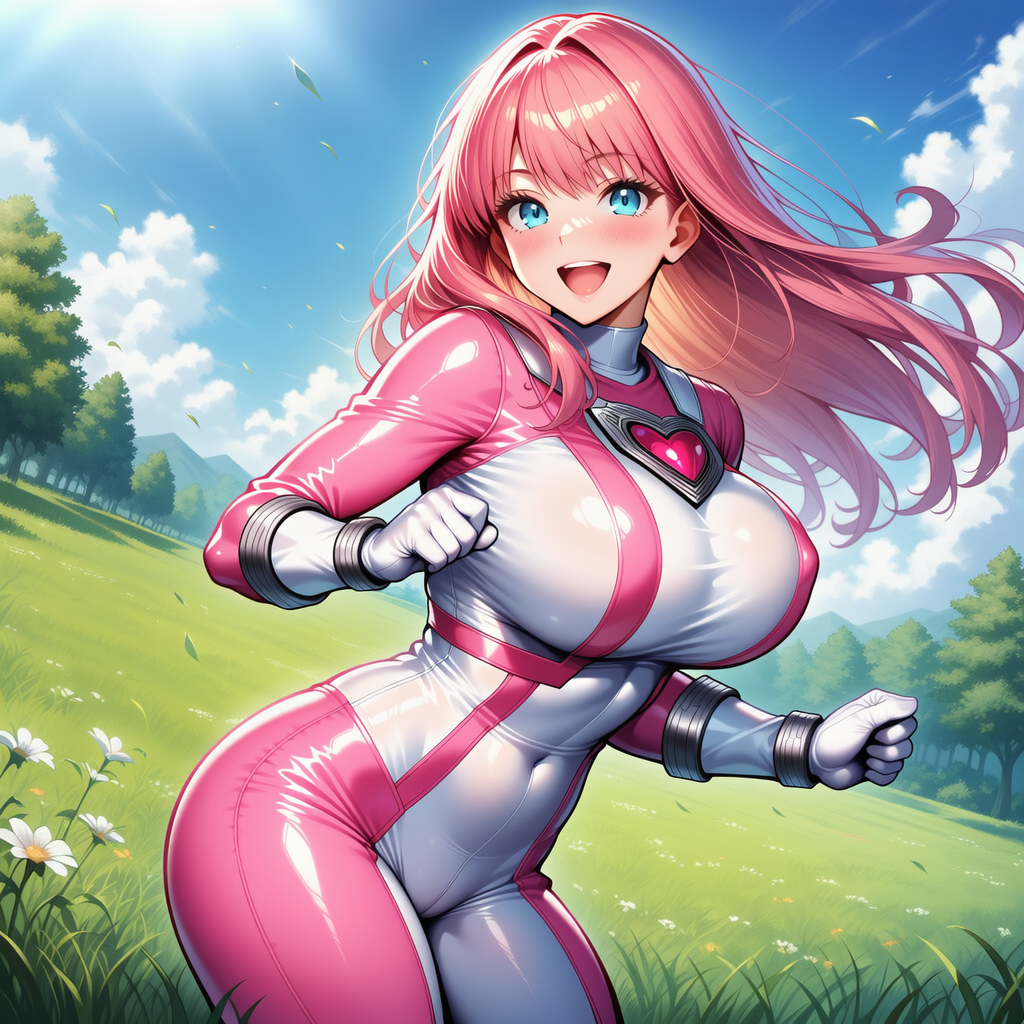 星宮一花さんが戦隊ヒロインになりましたの