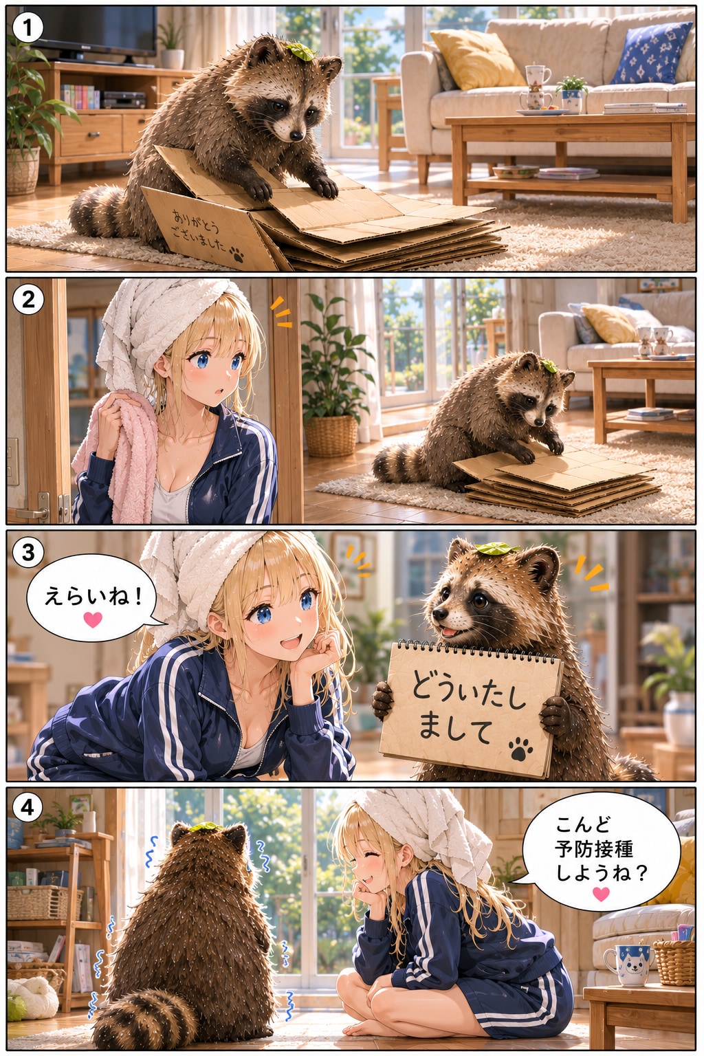 ちちぷいちゃんとたぬきさん。5
