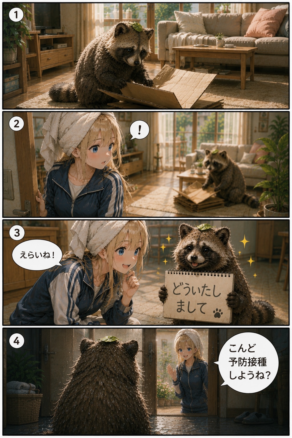 ちちぷいちゃんとたぬきさん。5