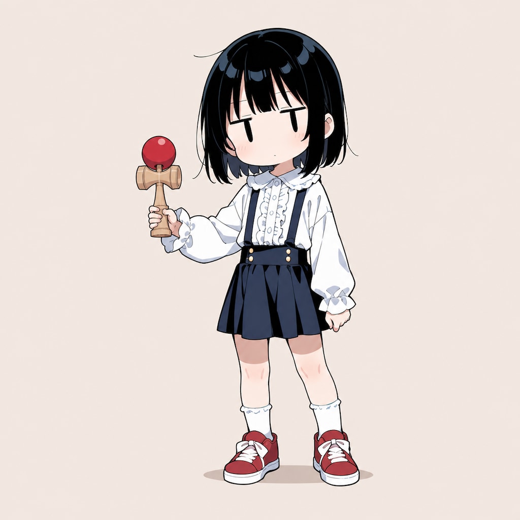 けん玉で遊ぶ