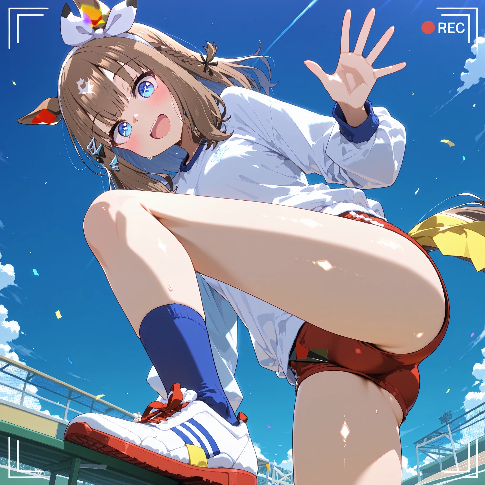 赤ブル…練習姿のアーモンドアイさん☆
