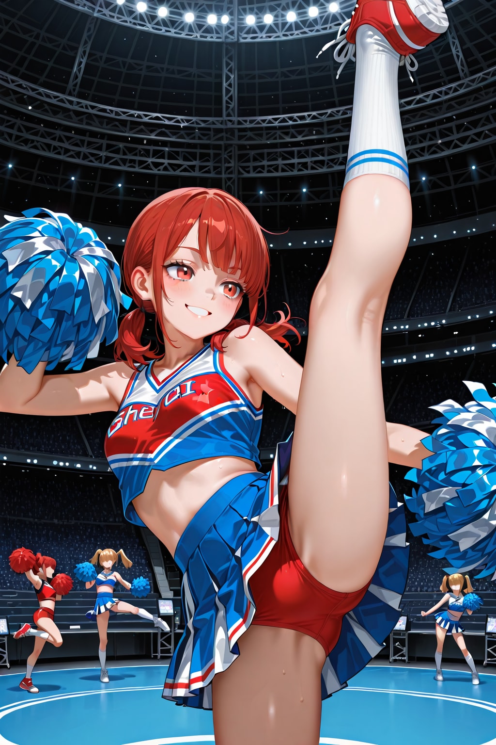 チアリーダーのハイキック(ECHIDNA)