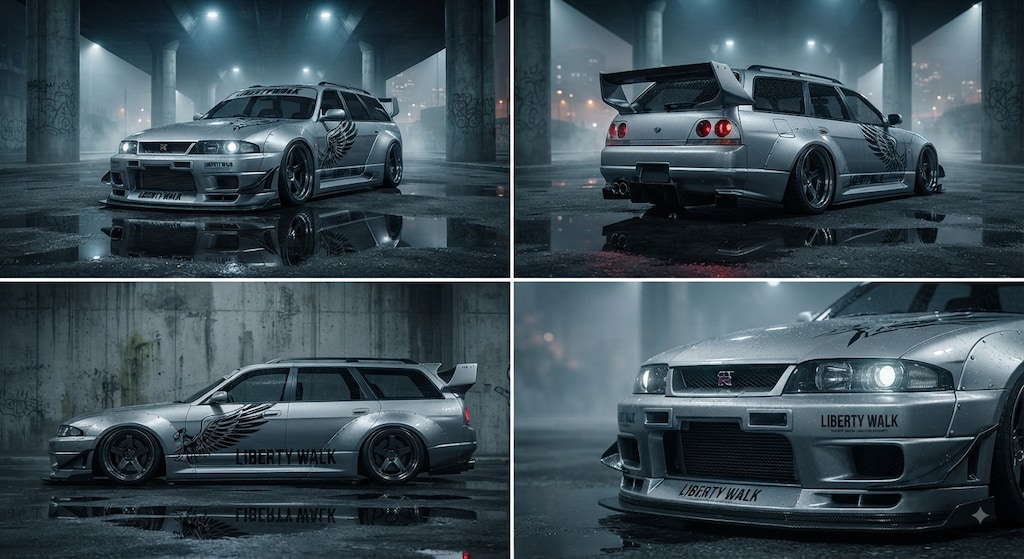 リバティーウォークR33GT-Rワゴン
