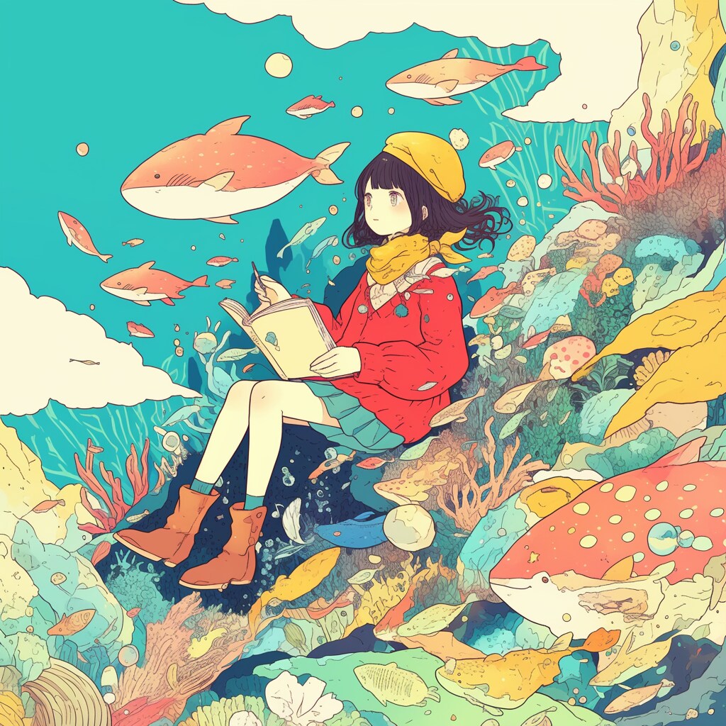 空想サカナシェル | の人気AIイラスト・グラビア