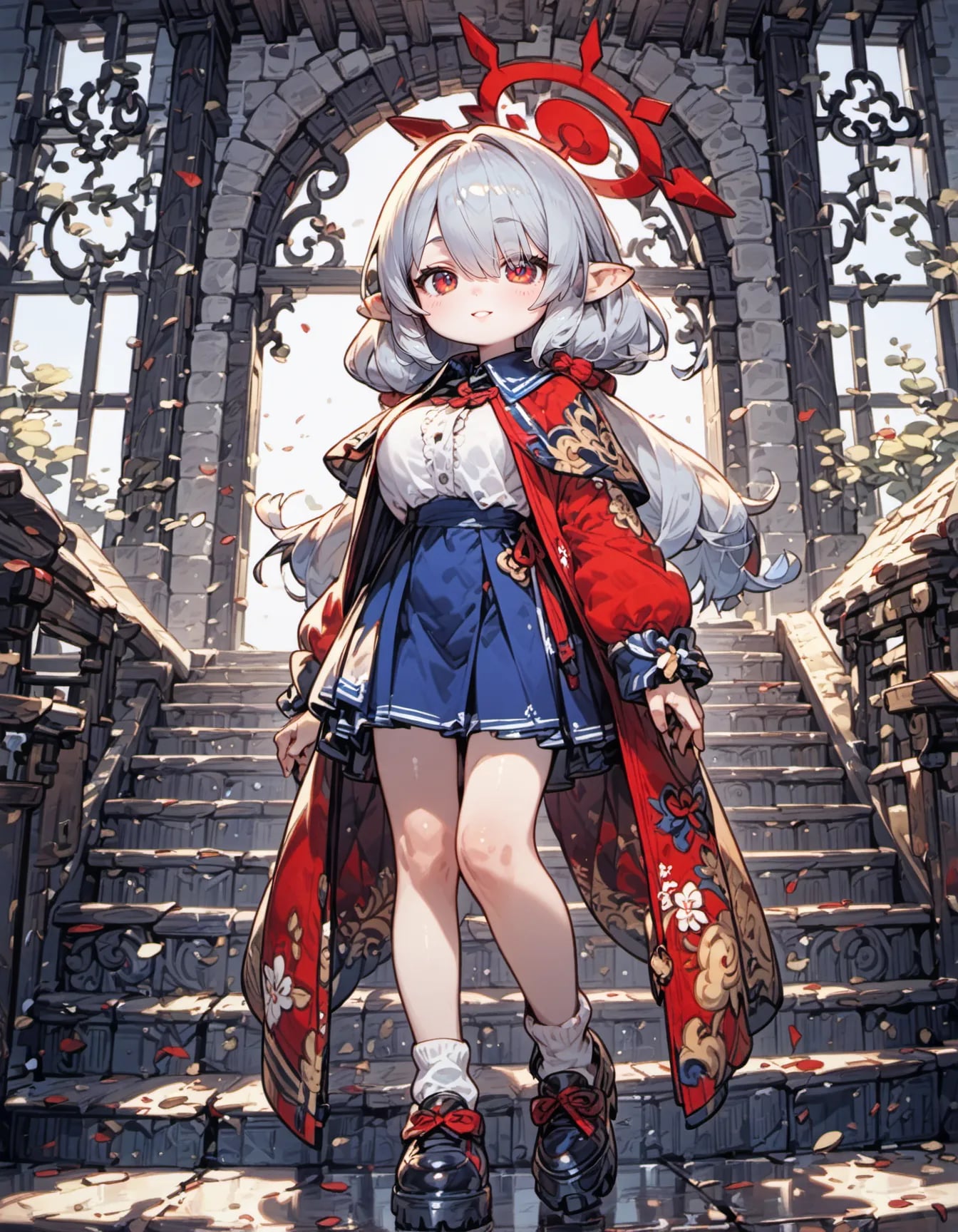 The Gatekeeper of the Celestial Stair | の人気AIイラスト・グラビア