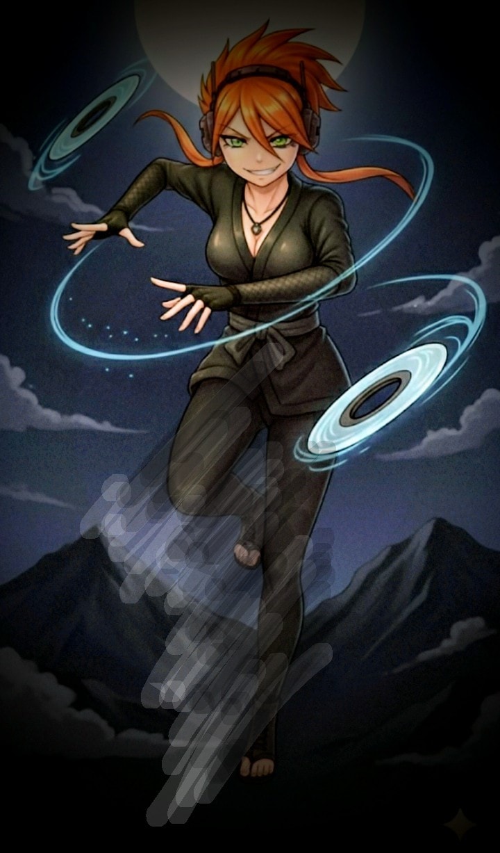 白鳥姉妹とモンスターの戦闘シーン
