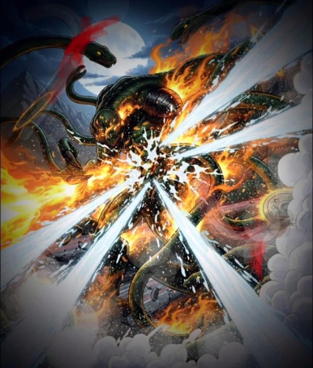 白鶴姉妹とモンスターの戦闘シーン