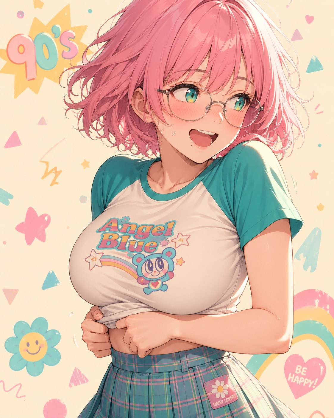 子供の頃の服着てみた2