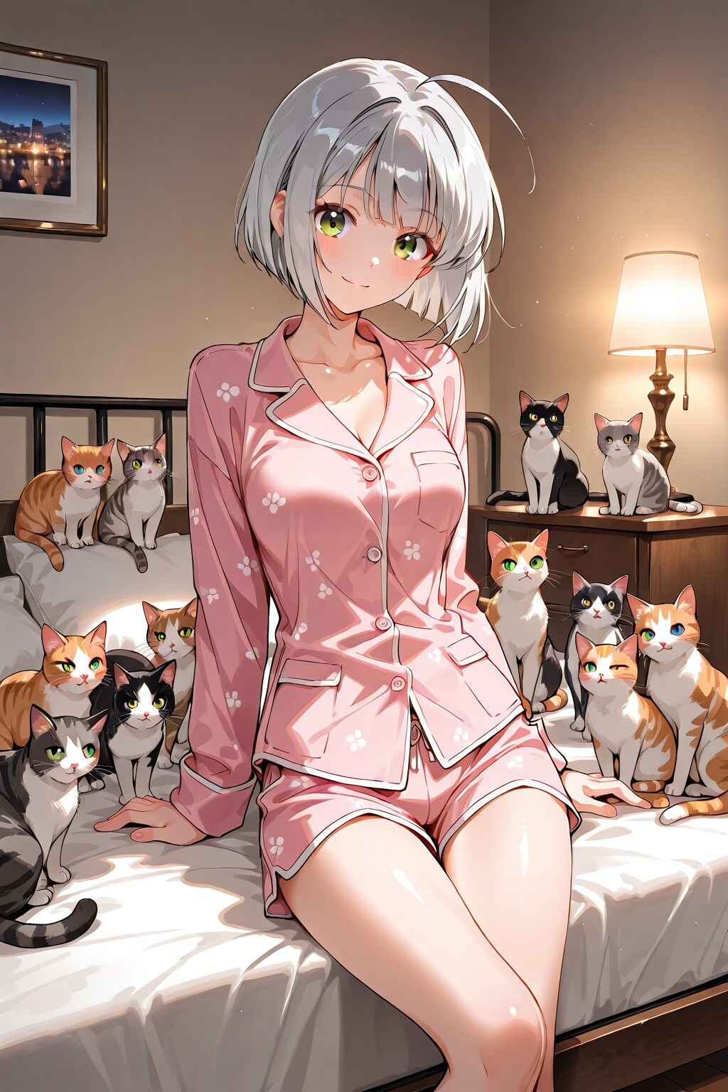 猫まみれ | の人気AIイラスト・グラビア