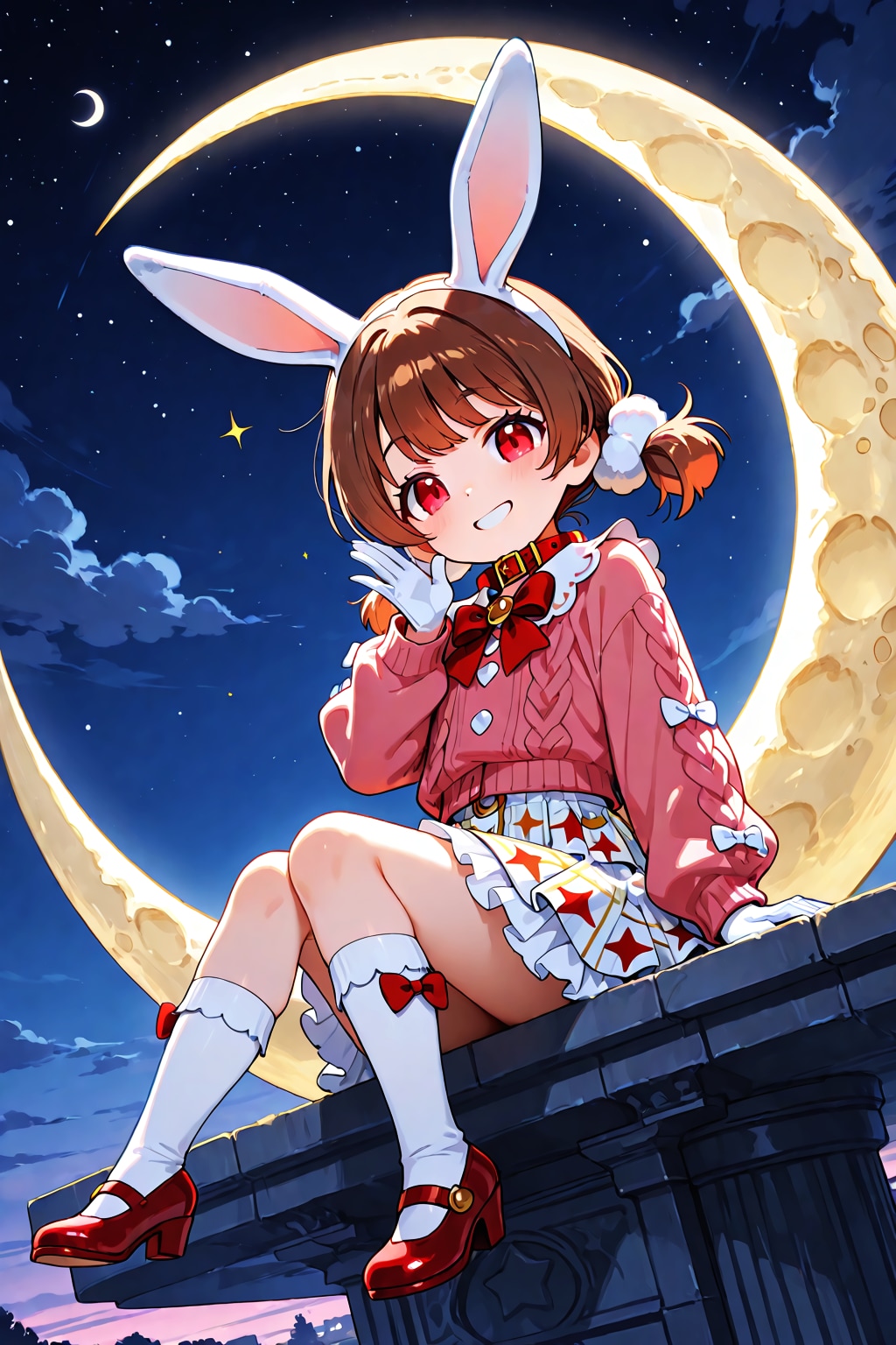 月夜の来訪者
