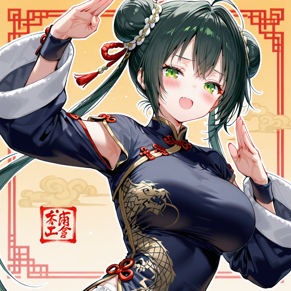 メスガキカンフー少女