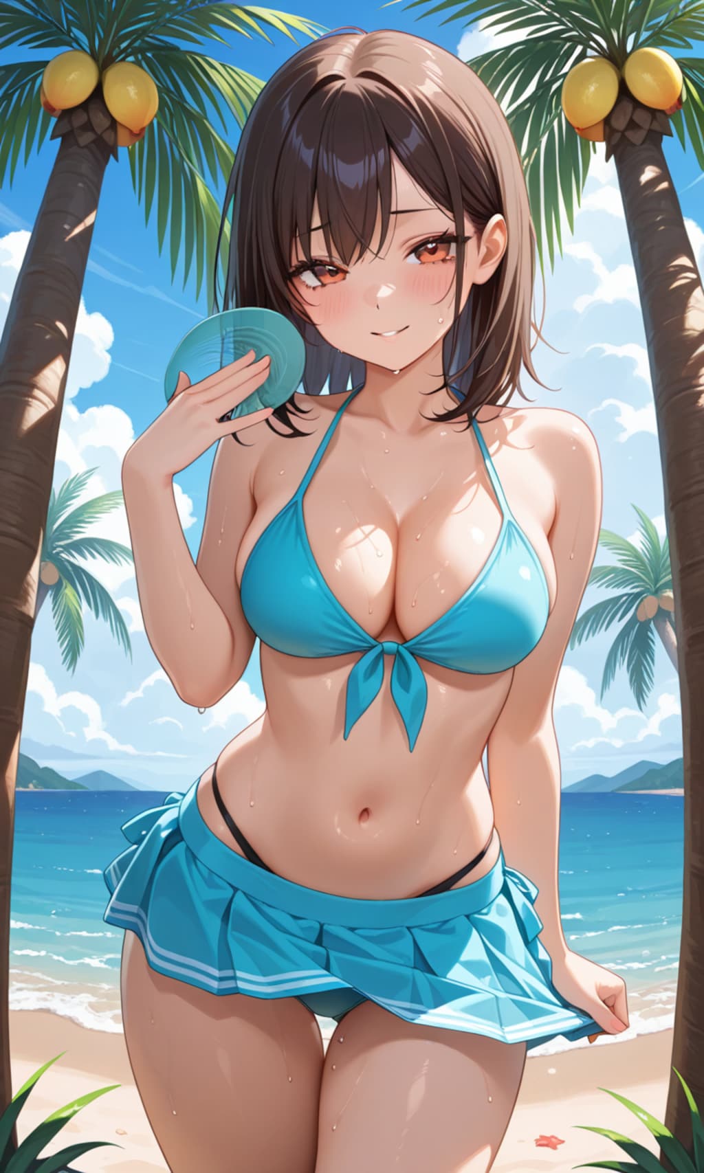 スカートパタパタ