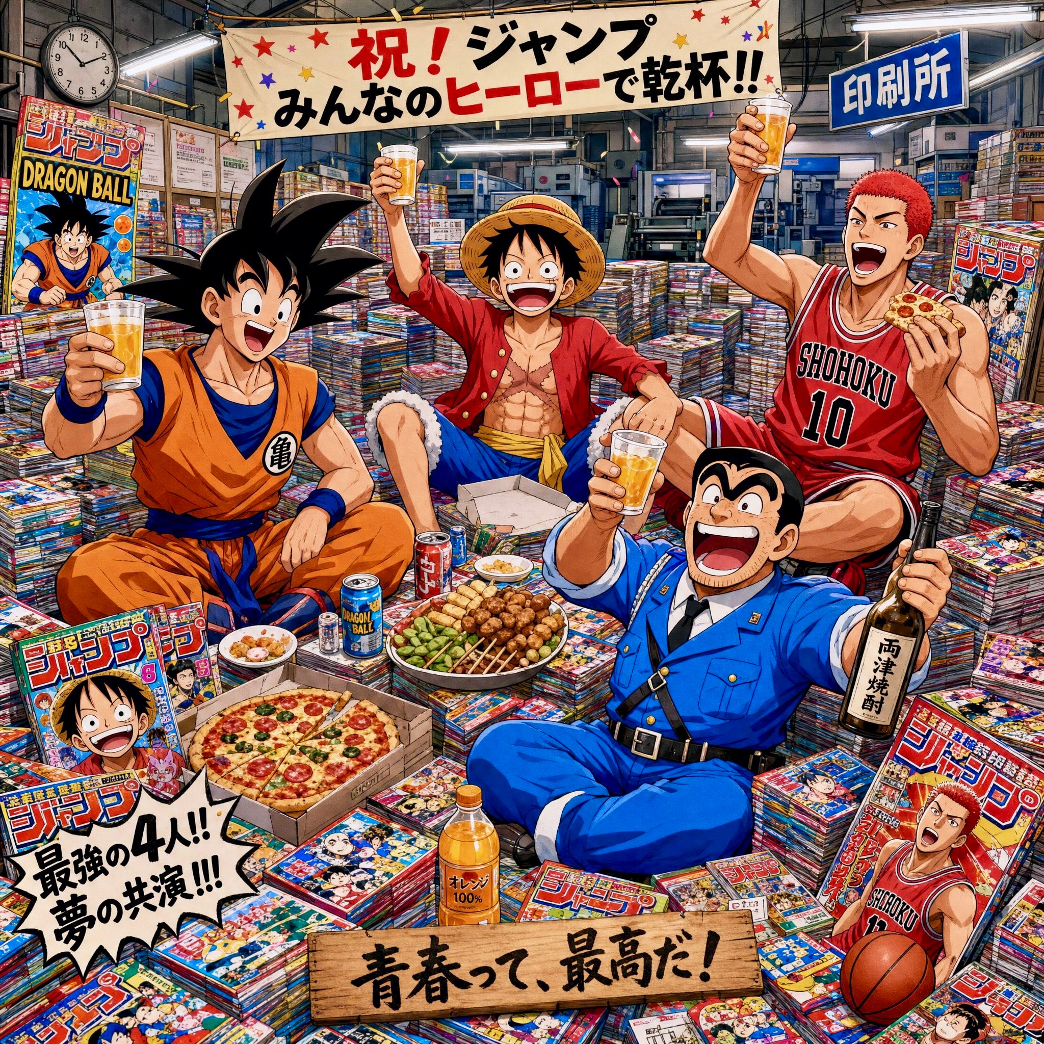 少年ジャンプ四天王 | の人気AIイラスト・グラビア