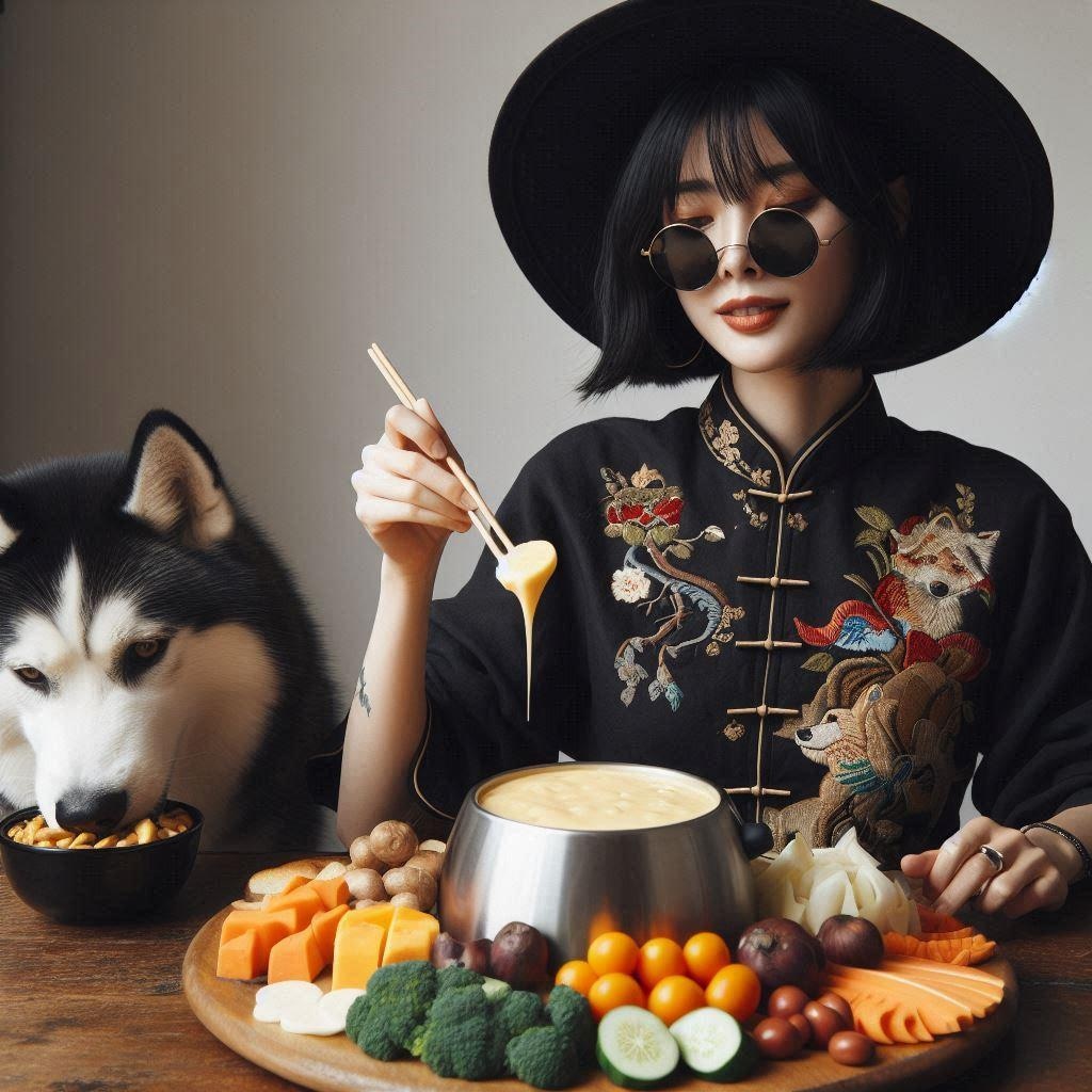 野菜たっぷりチーズフォンデュ