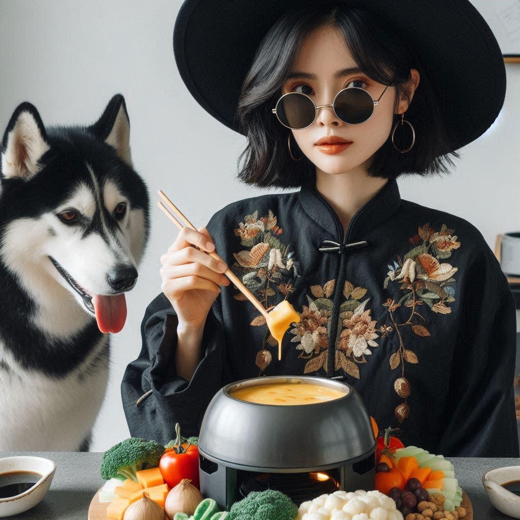 野菜たっぷりチーズフォンデュ