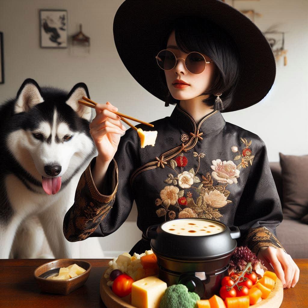 野菜たっぷりチーズフォンデュ