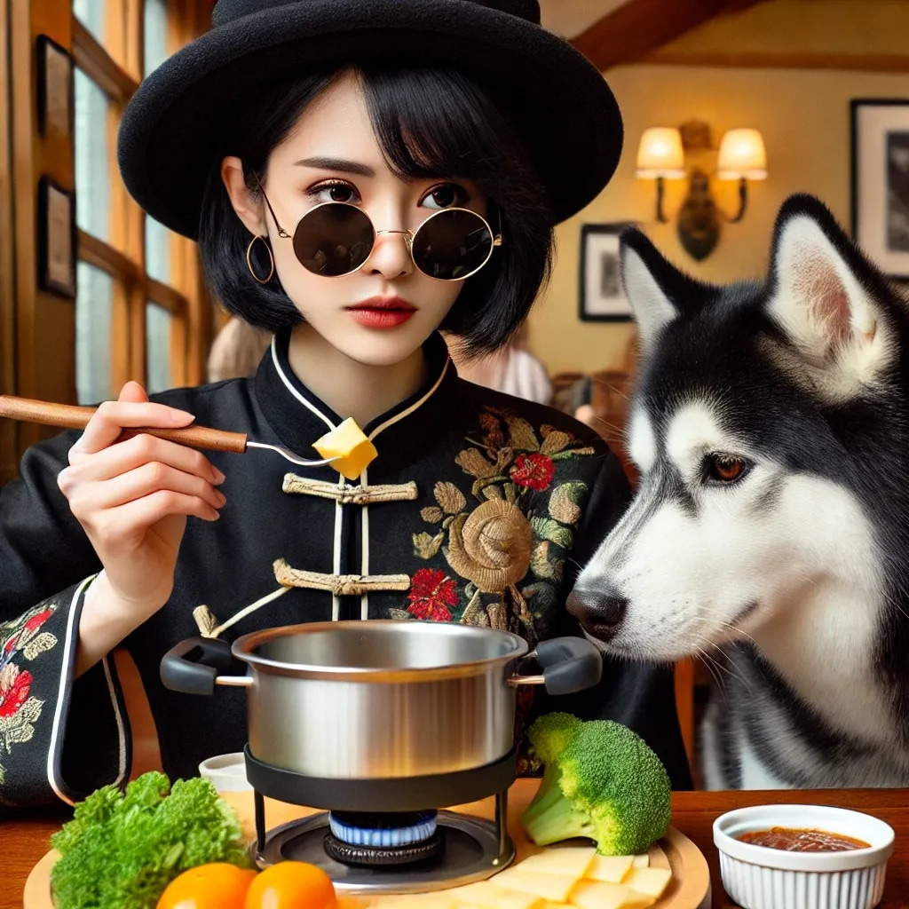 野菜たっぷりチーズフォンデュ