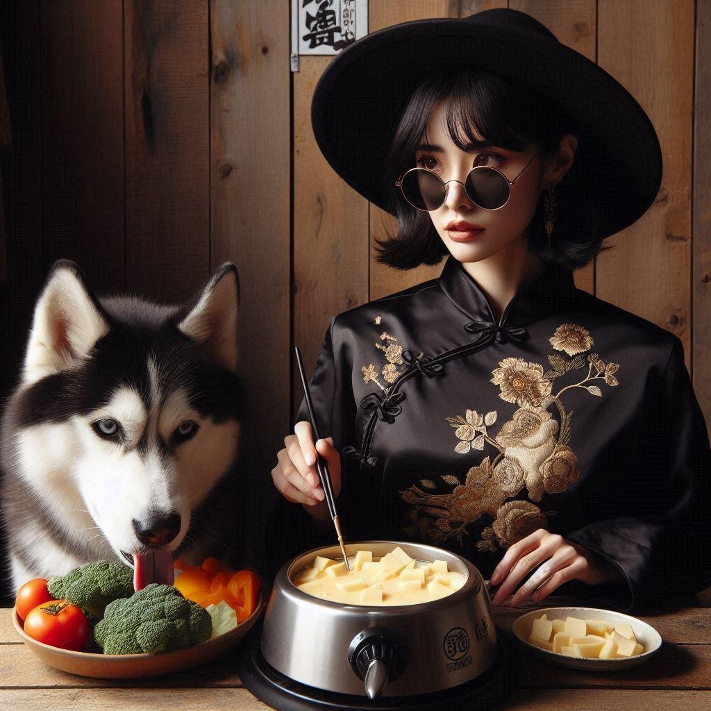 野菜たっぷりチーズフォンデュ