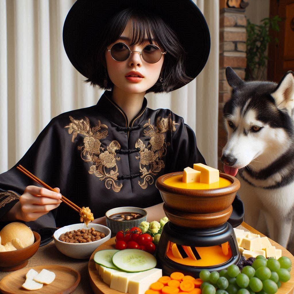 野菜たっぷりチーズフォンデュ