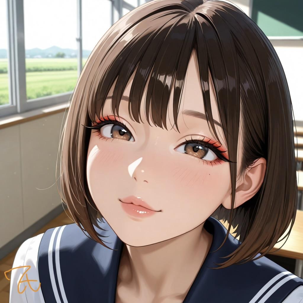 横顔