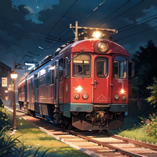 海外の車窓から　今夜はベンガルの地方私鉄を紹介します。 | の人気AIイラスト・グラビア