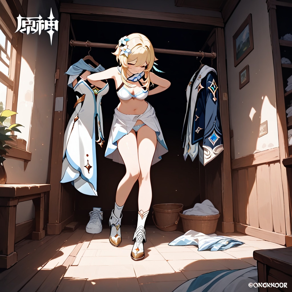 蛍着替え中