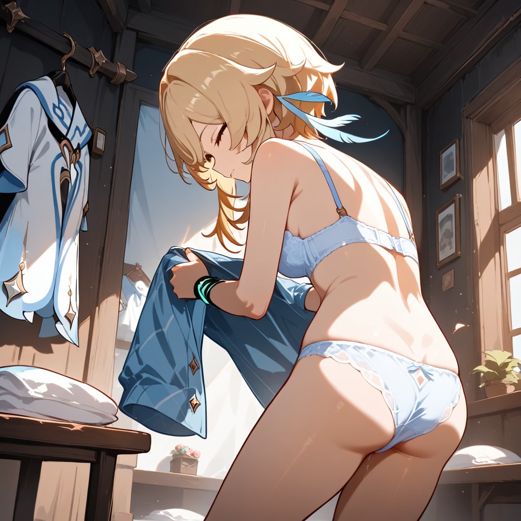 蛍着替え中