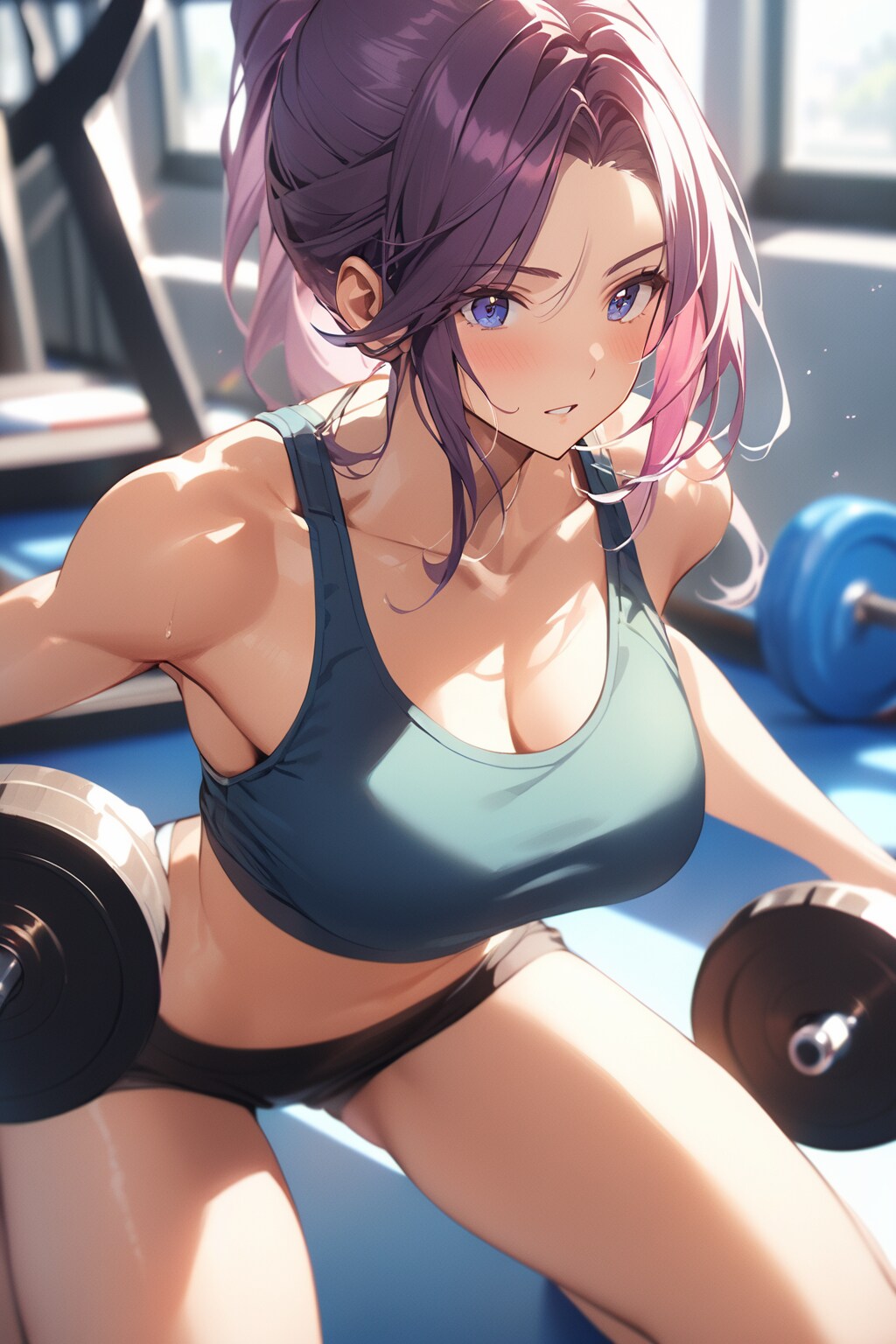 トレーニング中の女性 26歳