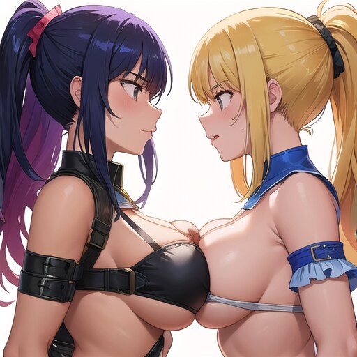 負けたくない2人