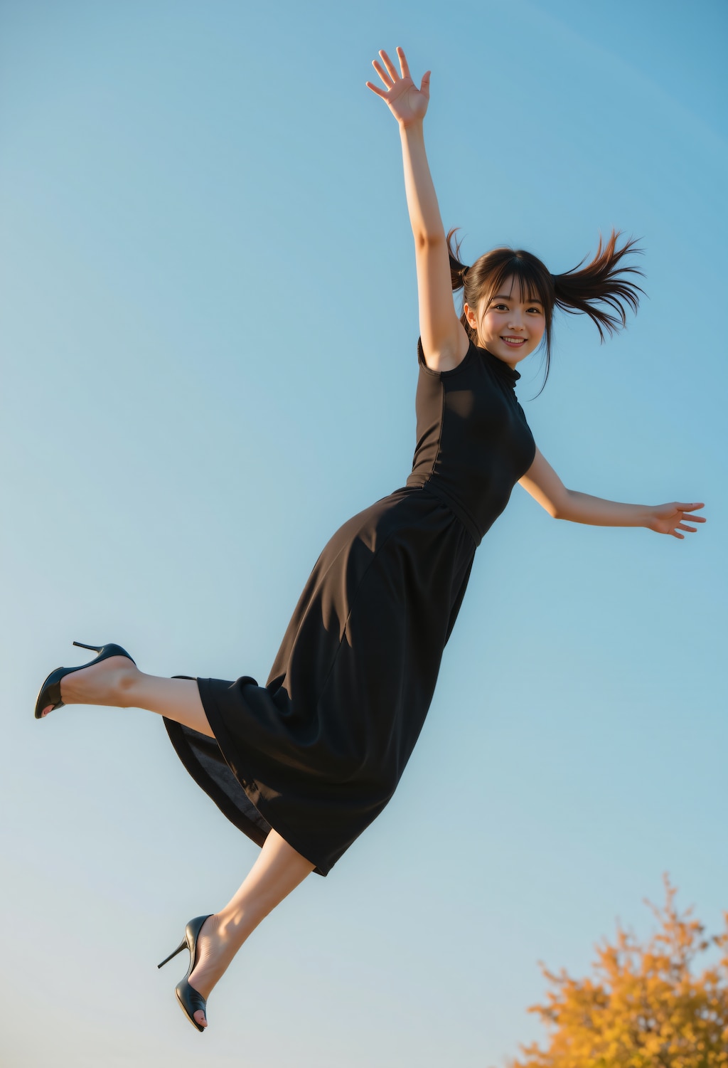 ドレスでジャンプ 2