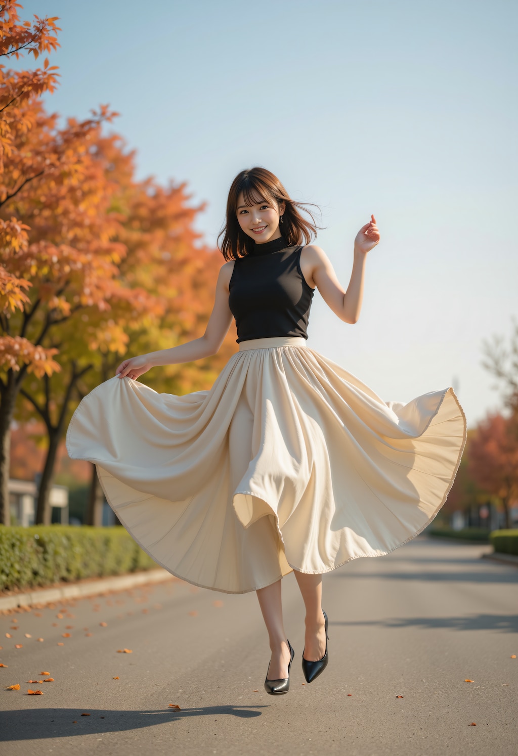 ドレスでジャンプ 2