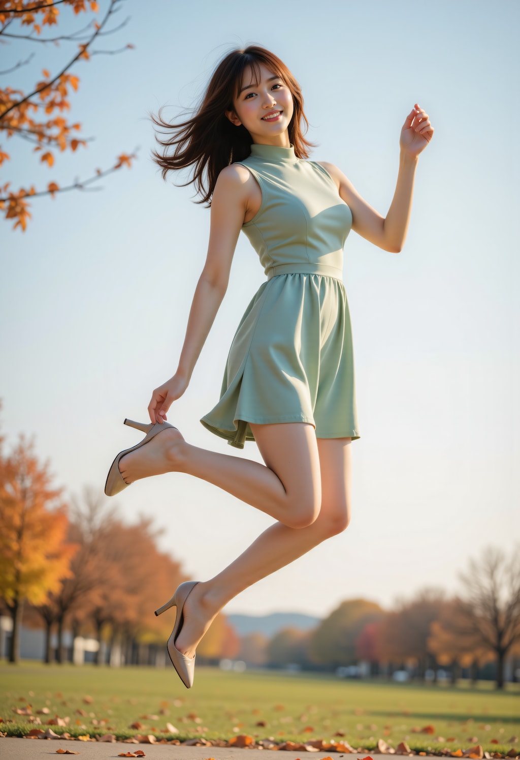 ドレスでジャンプ 2