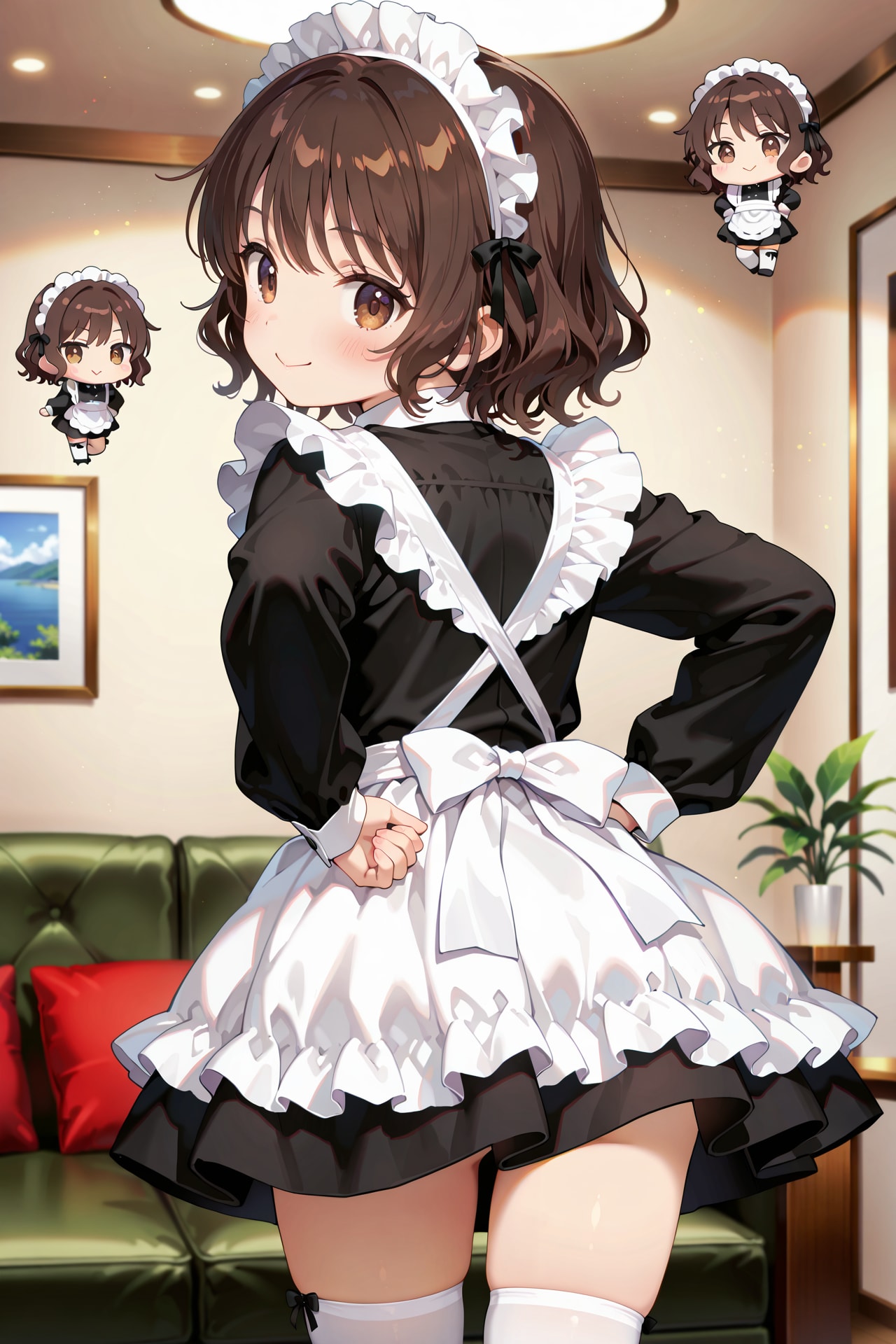 ロリメイドちゃん Z204 | の人気AIイラスト・グラビア