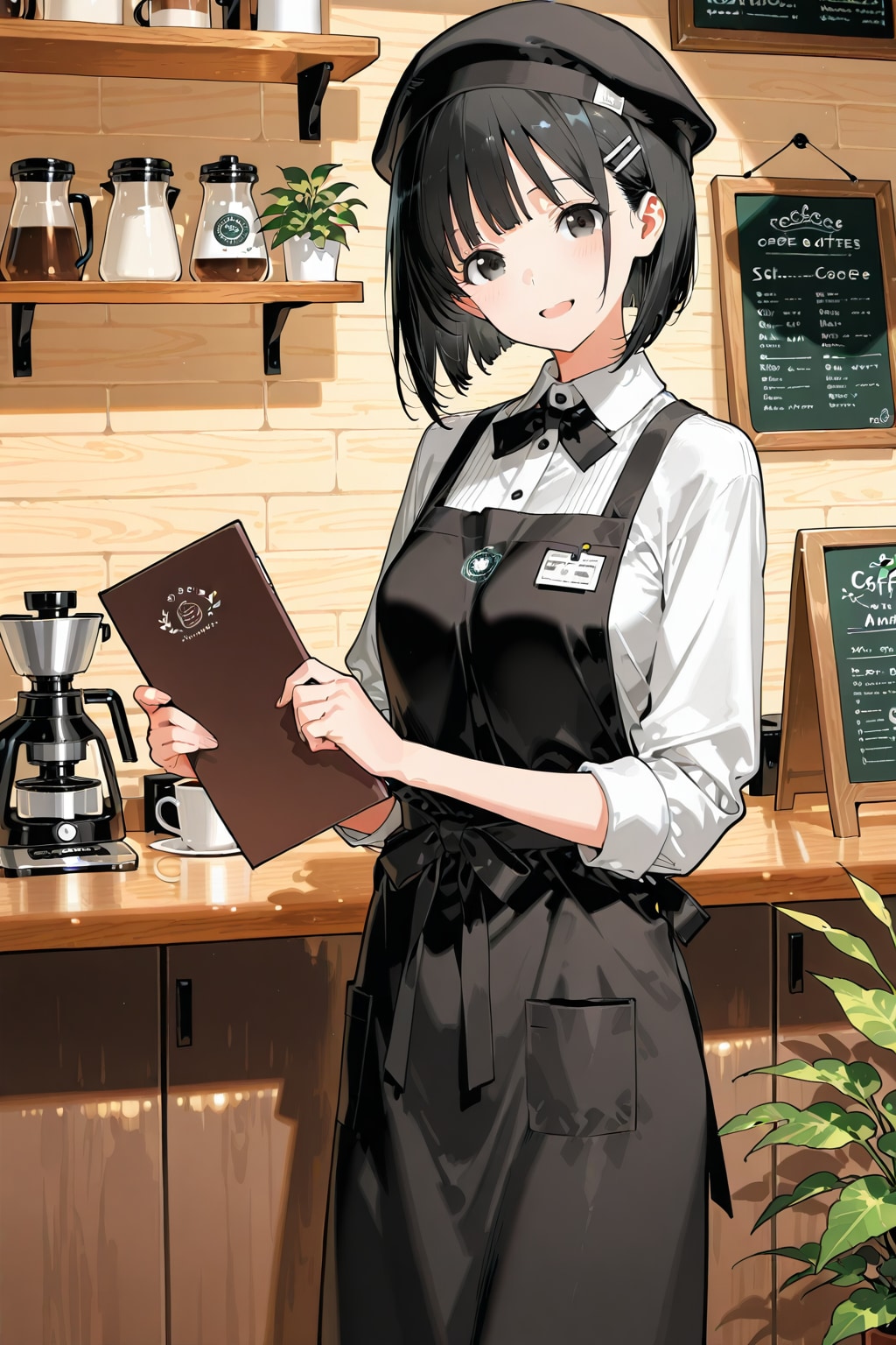 妹ちゃん✨カフェへようこそ‼️🥰☕️✨２５５ | の人気AIイラスト・グラビア