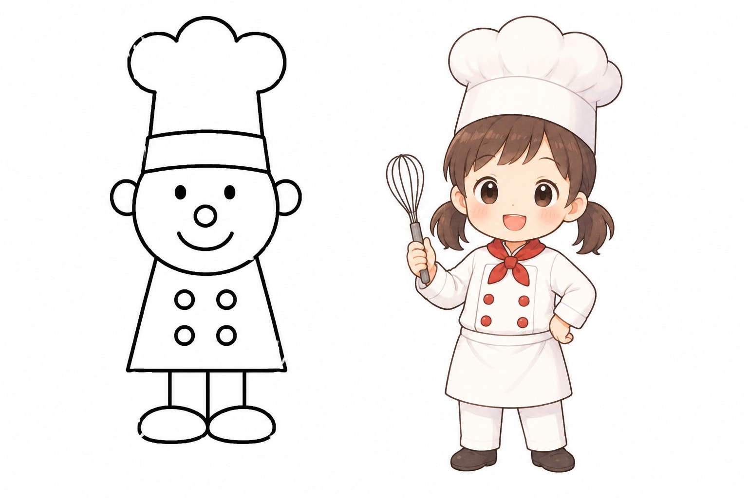 かわいいコックさん