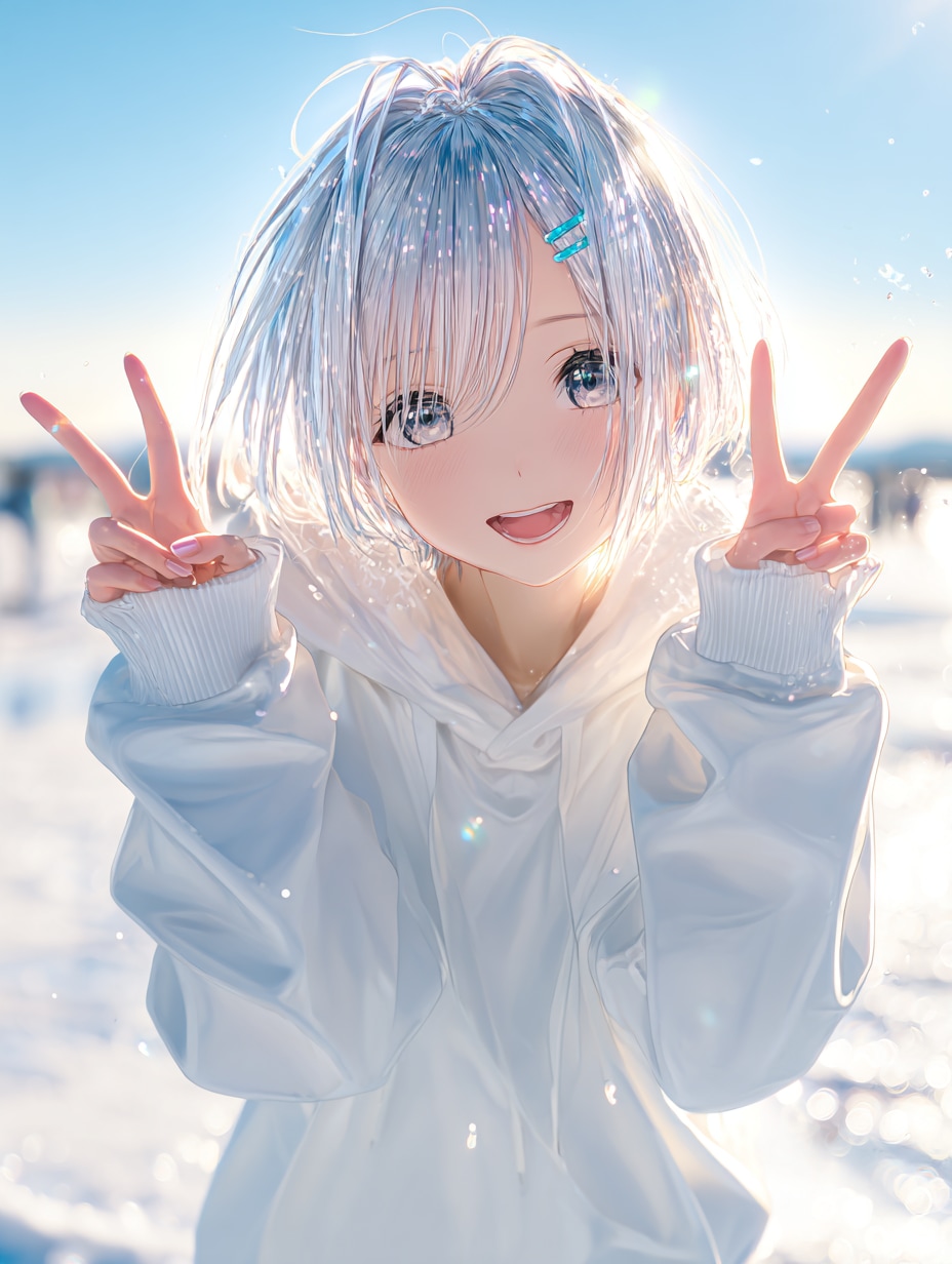 ダブルピース | の人気AIイラスト・グラビア