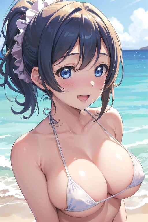 メイドっぽい水着の人_20231116