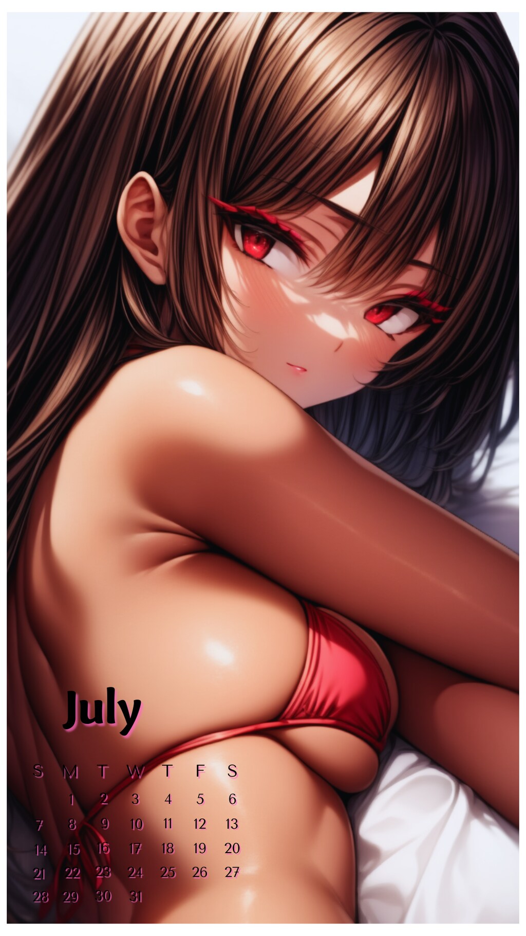 焼けたでしょ？　Did I get sunburned?