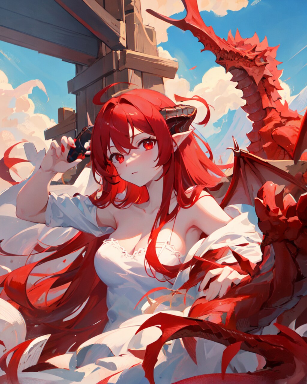紅蓮の姫とドラゴン