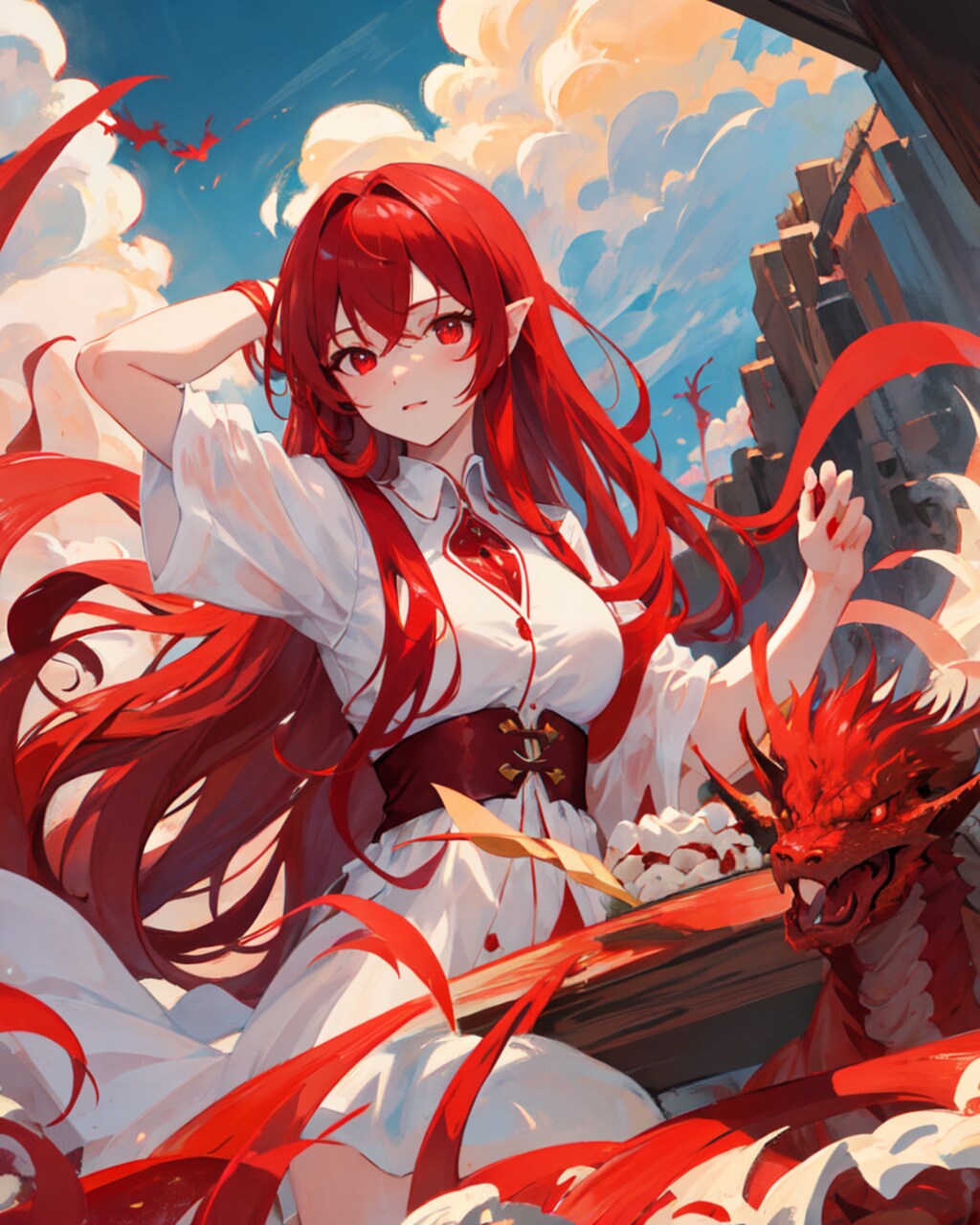 紅蓮の姫とドラゴン