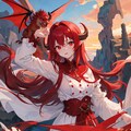 紅蓮の姫とドラゴン 2枚目
