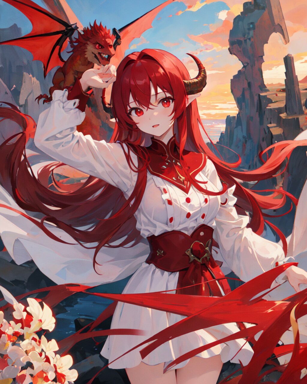 紅蓮の姫とドラゴン