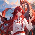 紅蓮の姫とドラゴン 3枚目