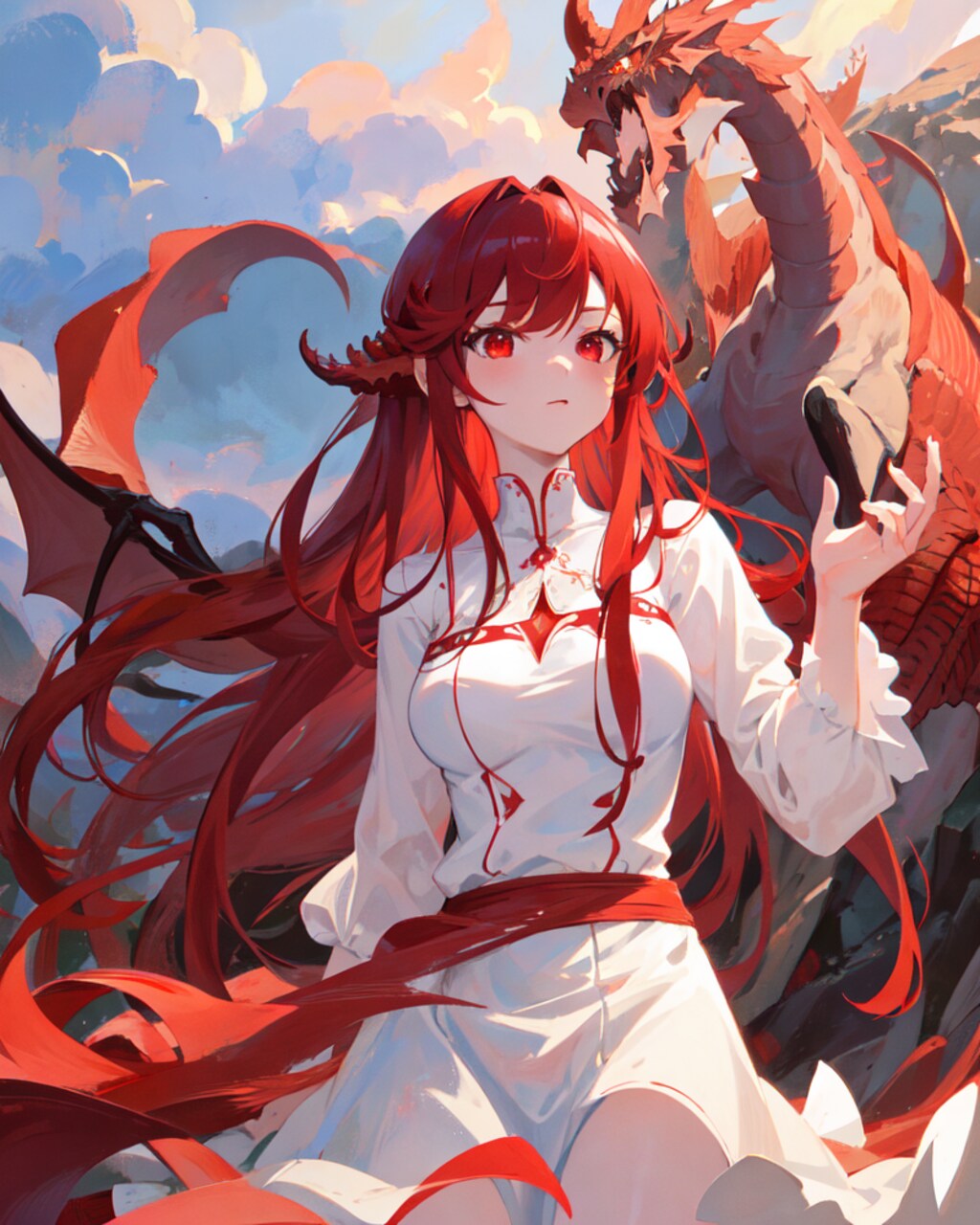 紅蓮の姫とドラゴン