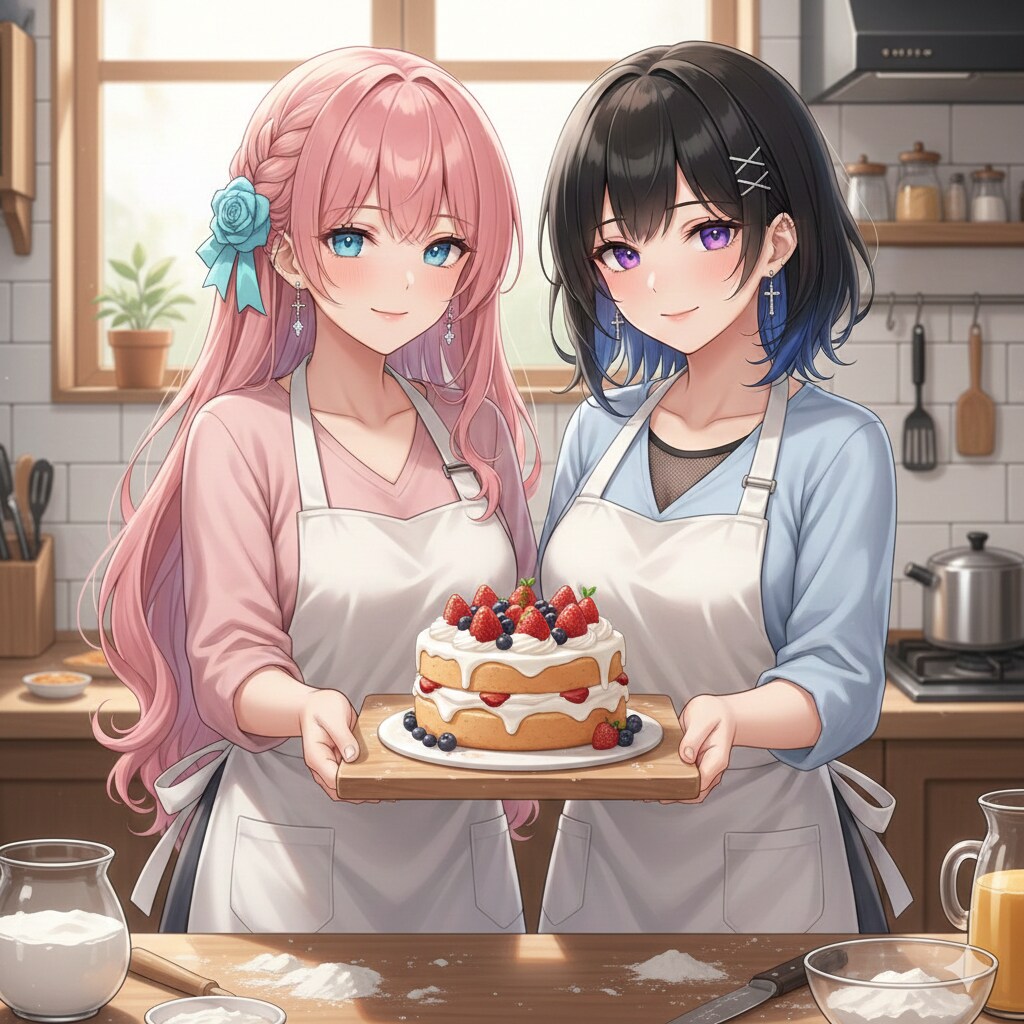 手作りケーキ作りをどうぞ！　こまのｘあまね