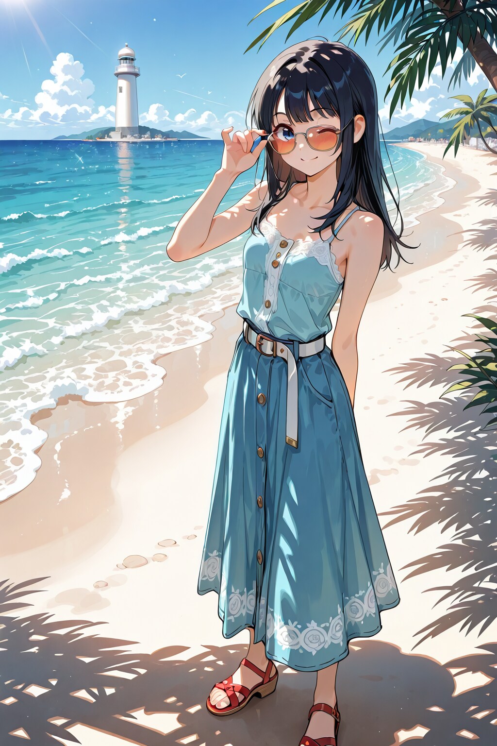 【企画：理想の夏コーデ・サングラス】今回は露出低めで