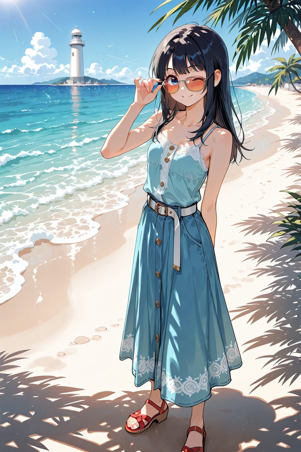 【企画：理想の夏コーデ・サングラス】今回は露出低めで