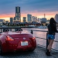 夕暮れ時の港 4枚目
