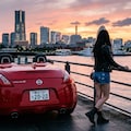 夕暮れ時の港 5枚目