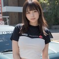 レース観戦に来た女の子 2 9枚目